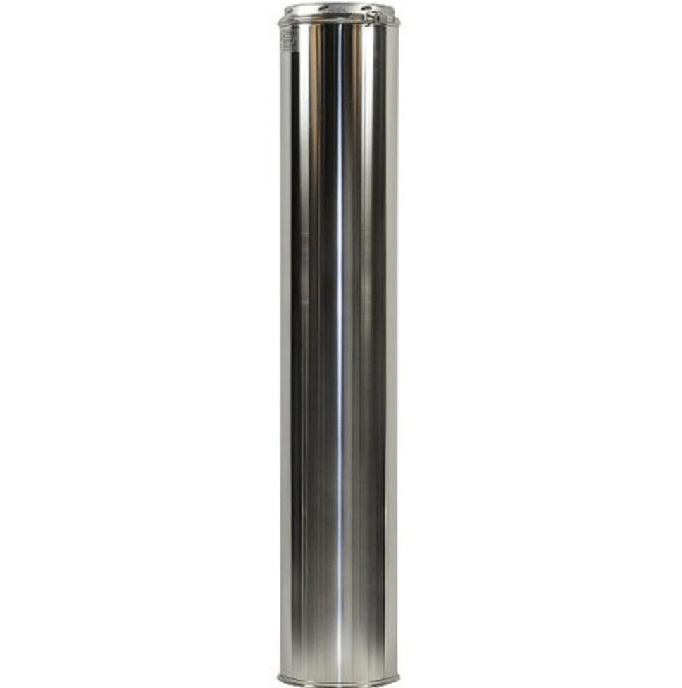 8-Inch Chimney Pipe x 48-Inch Length (Class A Stainless Steel)