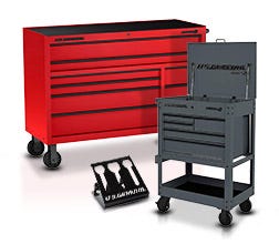 U.S. GENERAL Screwdriver Rack, 15.5 in. Length, Holds 14 Screwdrivers