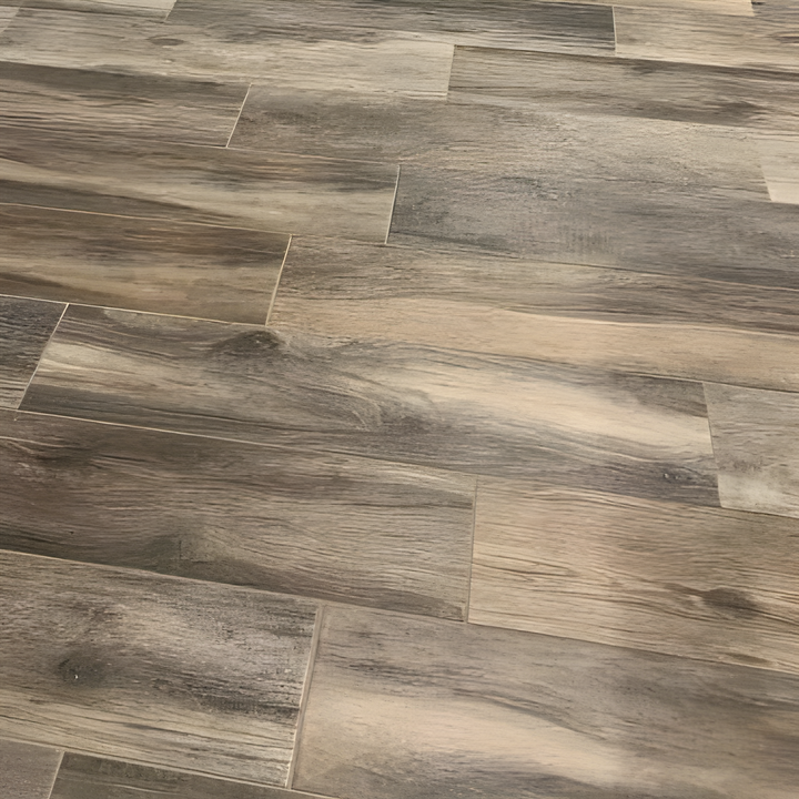 Selva Almond Wood-Look Porcelain Floor & Wall Tile, 8 in. x 40 in. Planks (15.07 sq. ft. per Case)