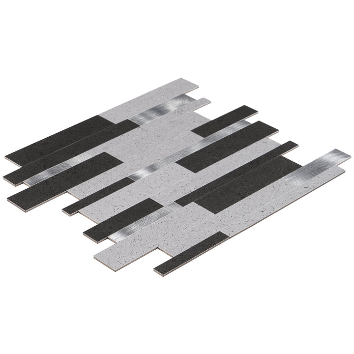 Bond Tile Easy Luxe Mother of Pearl Square 11.81 in. x 11.81 in. Peel and Stick Tile (0.96 Sq. Ft. / Sheet)