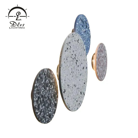 DLSS Lighting Simple Style Terrazzo Wall Lighting& Lamp