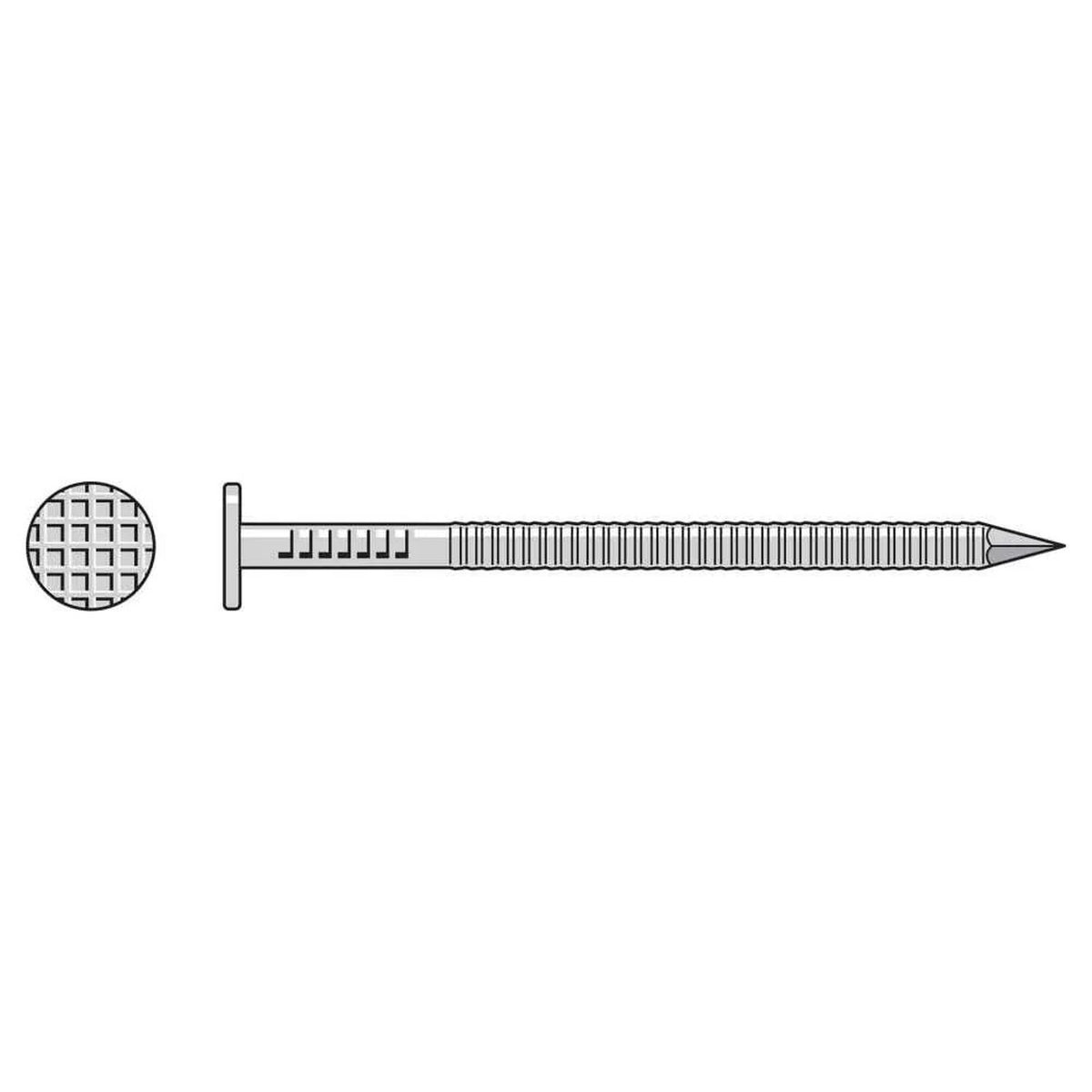 Simpson Stainless Steel Wood Siding Hand Nails 1-1/2" 4D 5 lb 14 GA
