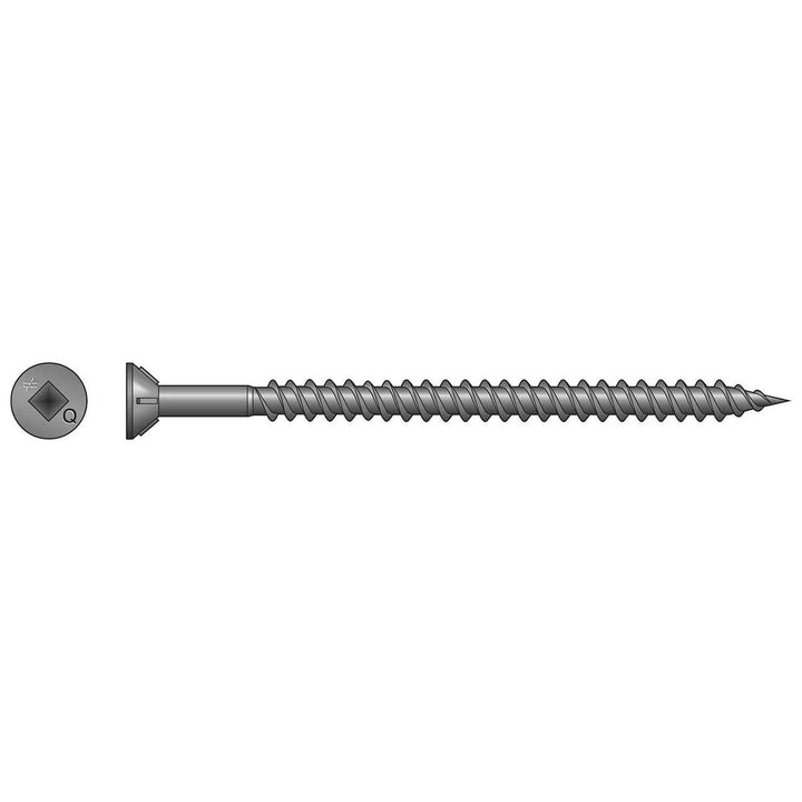 Simpson Quik Drive Zinc Roof Tile Screws 2-1/2" #8 1500/Box