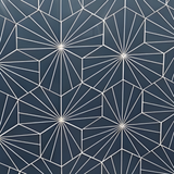 Glassel Nero Hexagon 9 in. x 10 in. Matte Porcelain Stone Look Floor and Wall Tile (6.89 sq. ft./Case)