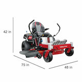 Toro TimeCutter 42 in. IronForged Deck, 23 HP Kawasaki V‑Twin, Dual Hydrostatic Zero‑Turn Riding Mower with MyRIDE (CARB)