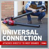 Toro Universal Gutter Cleaning Kit with 11 ft. Reach for Handheld Leaf Blowers, Includes Shoulder Strap