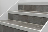 Schluter Systems RONDEC-STEP 0.375-in W x 98.5-in L Brushed Antique Bronze Aluminum Tile Edge Trim