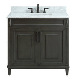 Sterling 37 in. Vanity with Carrara Marble Top