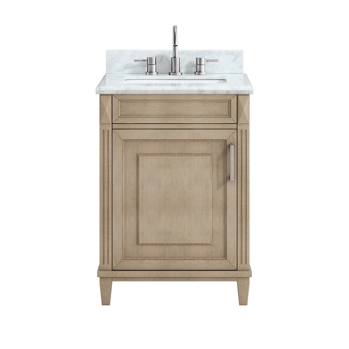 Sterling Savoie Natural 25 in. Vanity with Marble Top