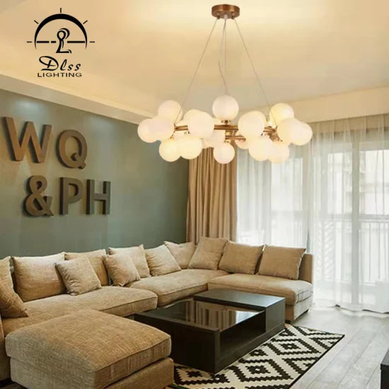Surpars House Chandelier, 16 Lights Modern Ceiling Light for Rooms