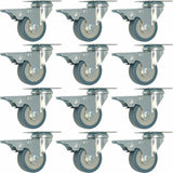 Richelieu 50 mm Clear Plate and Brake Caster