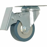 Richelieu 50 mm Clear Plate and Brake Caster