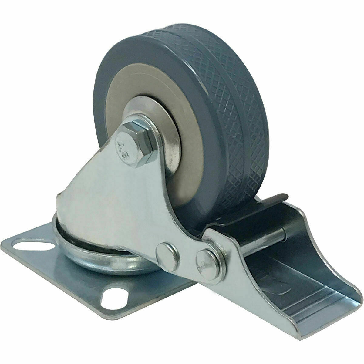 Richelieu 50 mm Clear Plate and Brake Caster