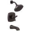 Delta 0.5-in Venetian Bronze Bathtub/Shower Mixer, H2Okinetic, Monitor, Trim Kit T144766-RB