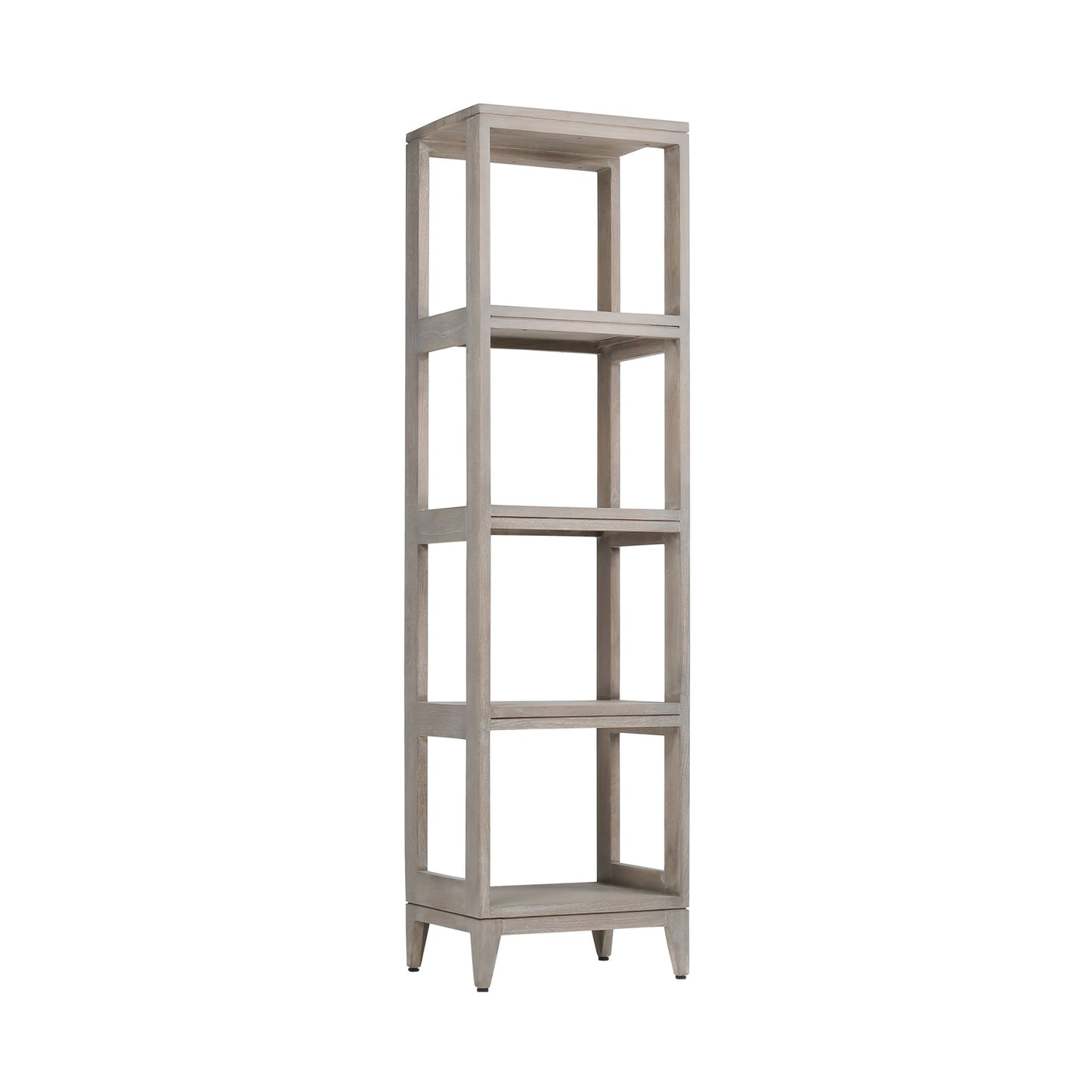 Avanity Teak 16"W x 13"D x 60"H Gray Linen Cabinet