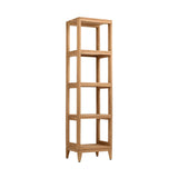 Avanity 16-in W x 60-in H x 13-in D Natural Teak Freestanding Linen Cabinet