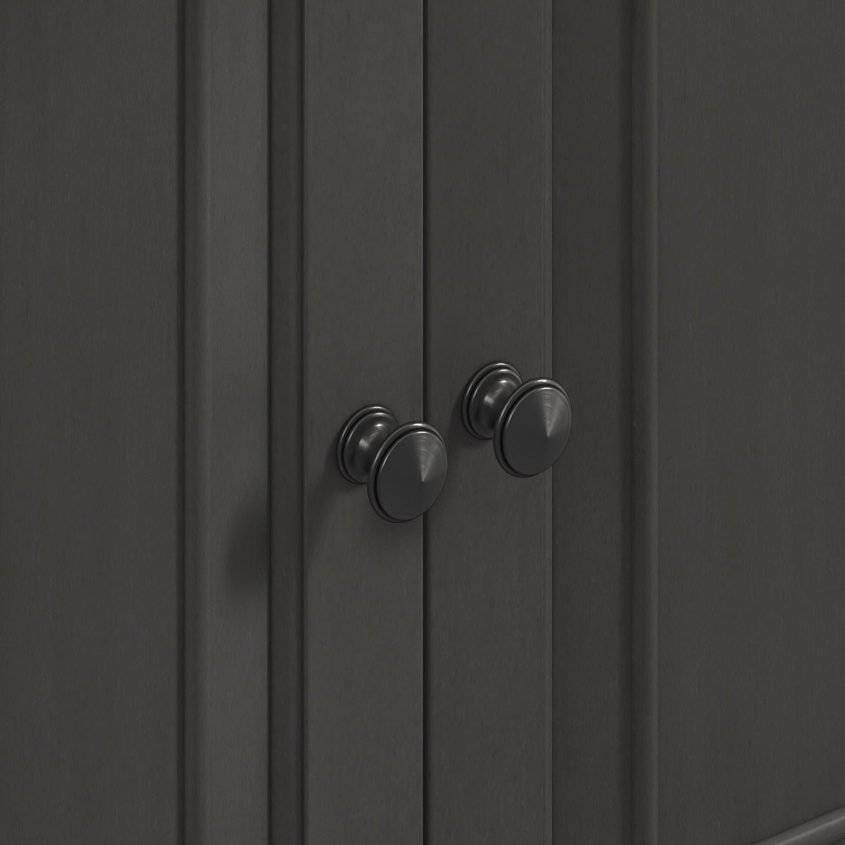 Avanity Thompson 24-in W x 68-in H x 16-in D Charcoal Glaze Poplar Freestanding Linen Cabinet