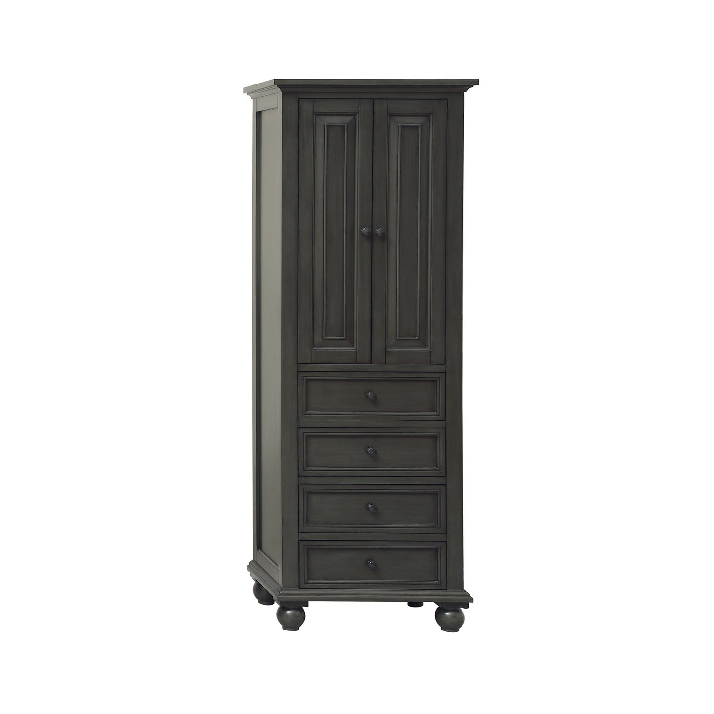 Avanity Thompson 24"W x 16"D x 68"H Charcoal Glaze Linen Cabinet