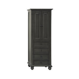 Avanity Thompson 24-in W x 68-in H x 16-in D Charcoal Glaze Poplar Freestanding Linen Cabinet
