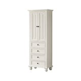 Avanity Thompson 24-in W x 68-in H x 16-in D Charcoal Glaze Poplar Freestanding Linen Cabinet