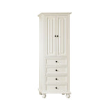Avanity Thompson 24-in W x 68-in H x 16-in D Charcoal Glaze Poplar Freestanding Linen Cabinet