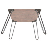 WEN 1/2 in. Diameter x 16 in. Mid‑Century Modern Raw Steel Hairpin Table Legs (4-Pack)