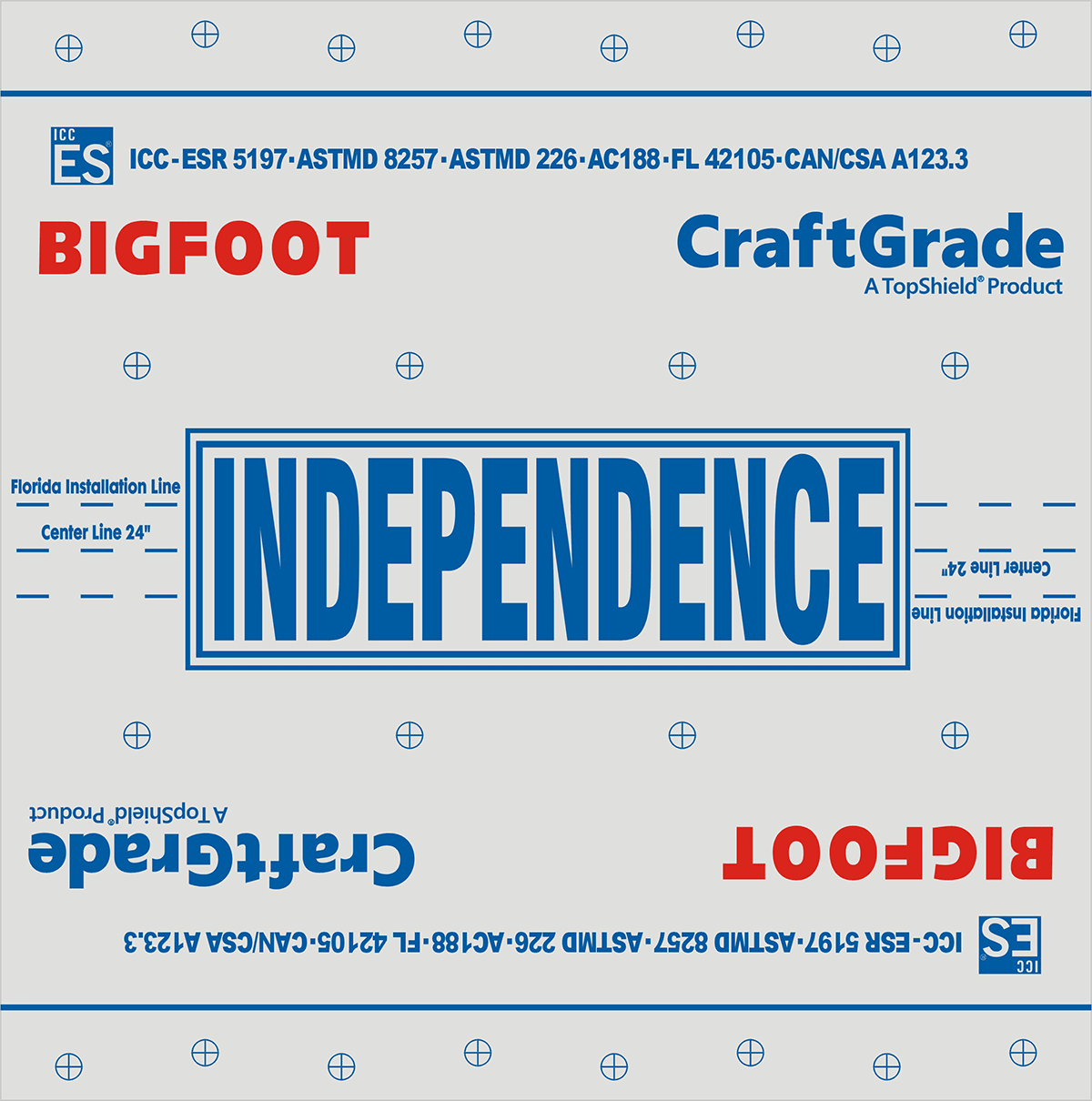 TopShield CraftGrade Independence 15 Synthetic Underlayment 48" x 250'