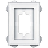 TopShield Recessed Mini Mounting Block 001 White