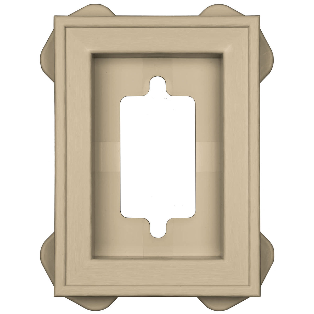 TopShield Recessed Mini Mounting Block 013 Light Almond