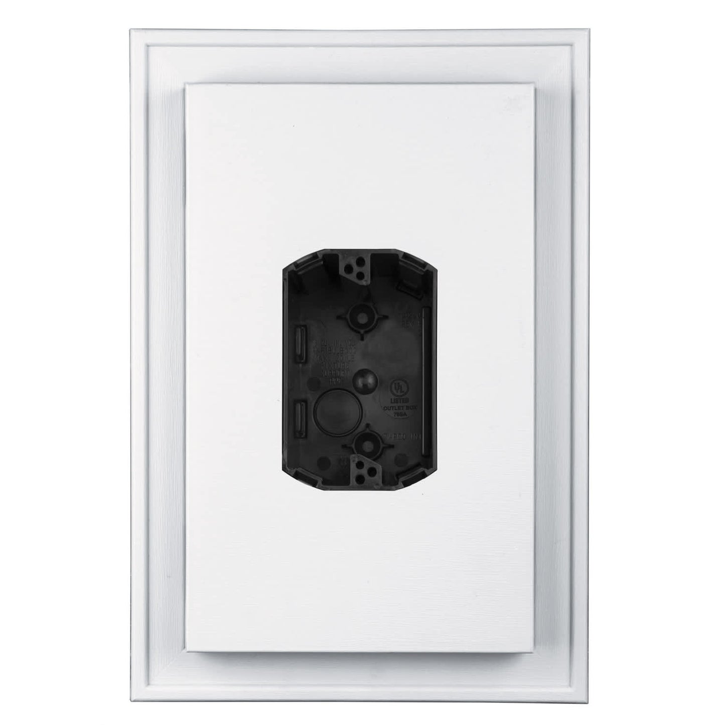 TopShield Jumbo Centered UL Electrical Block 001 White