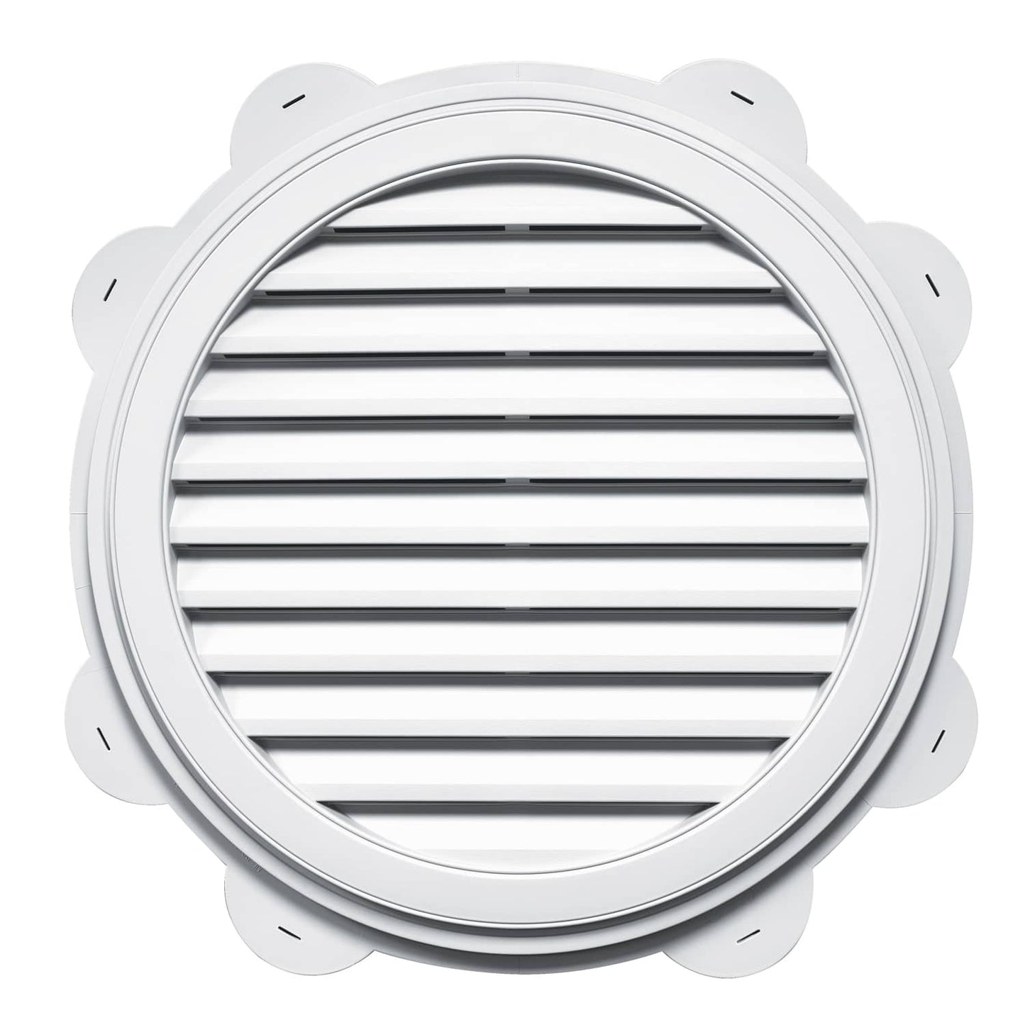 TopShield Round Gable Vent 001 White 36"