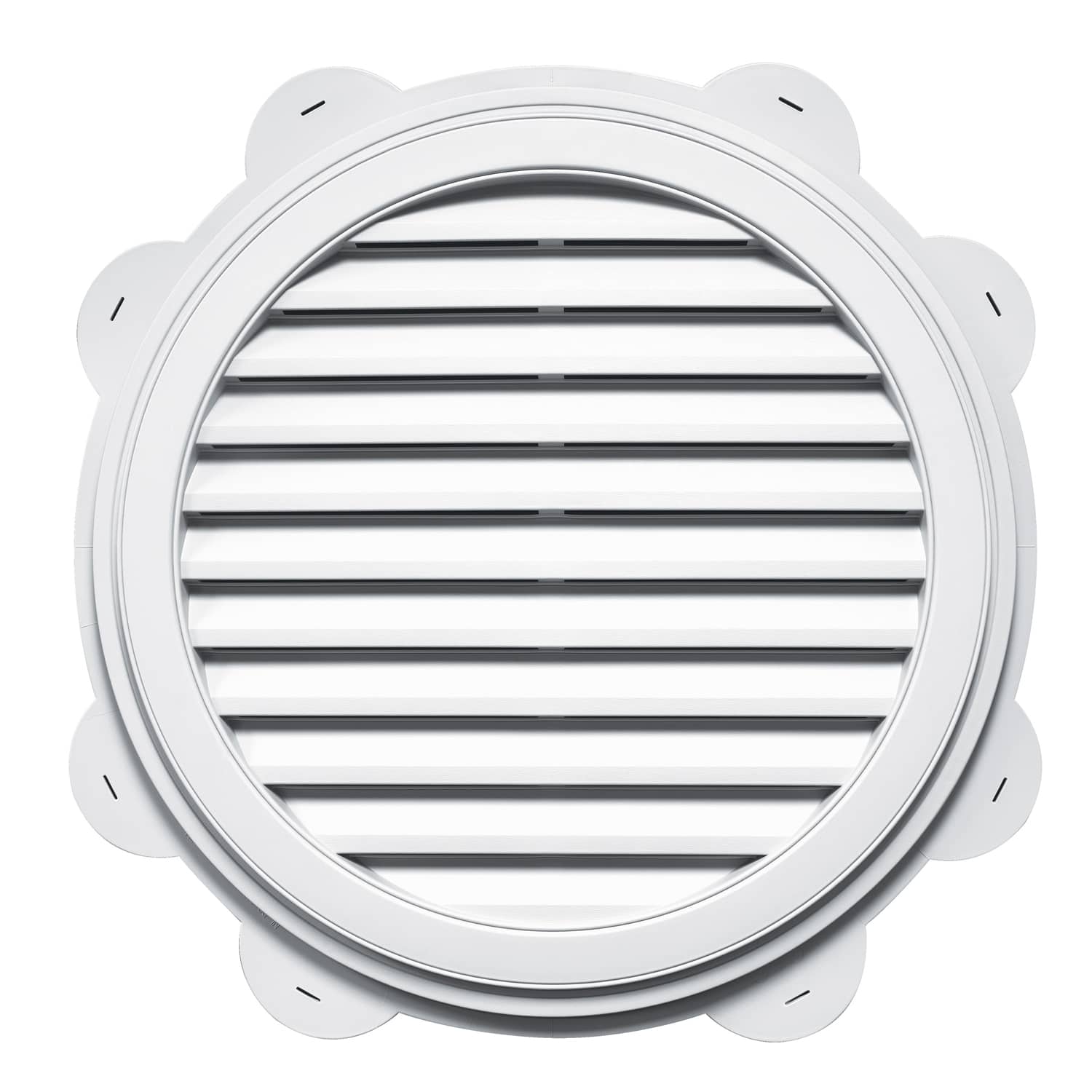 TopShield Round Gable Vent 001 White 36"