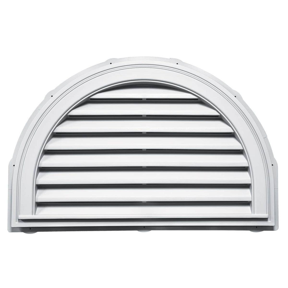 TopShield Half Round Gable Vent 001 White