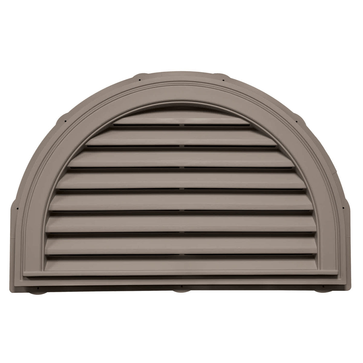 TopShield Half Round Gable Vent 008 Clay