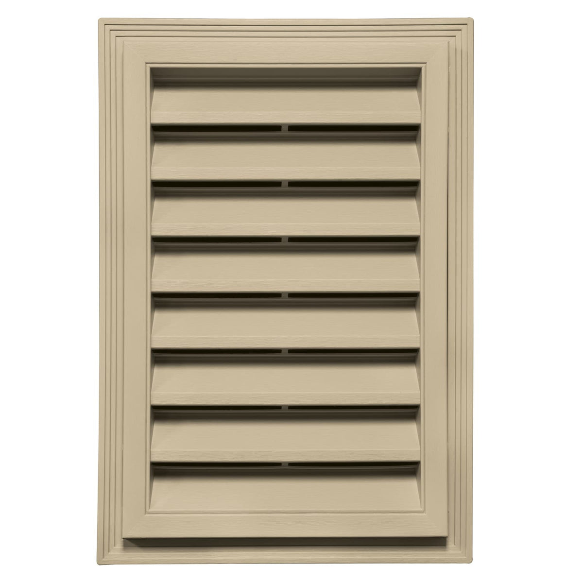 TopShield Classic Rectangle Gable Vent 013 Light Almond 12" x 18"