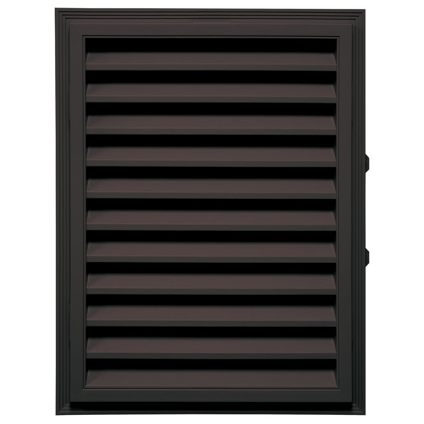 TopShield Classic Rectangle Gable Vent 010 Musket Brown 18" x 24"