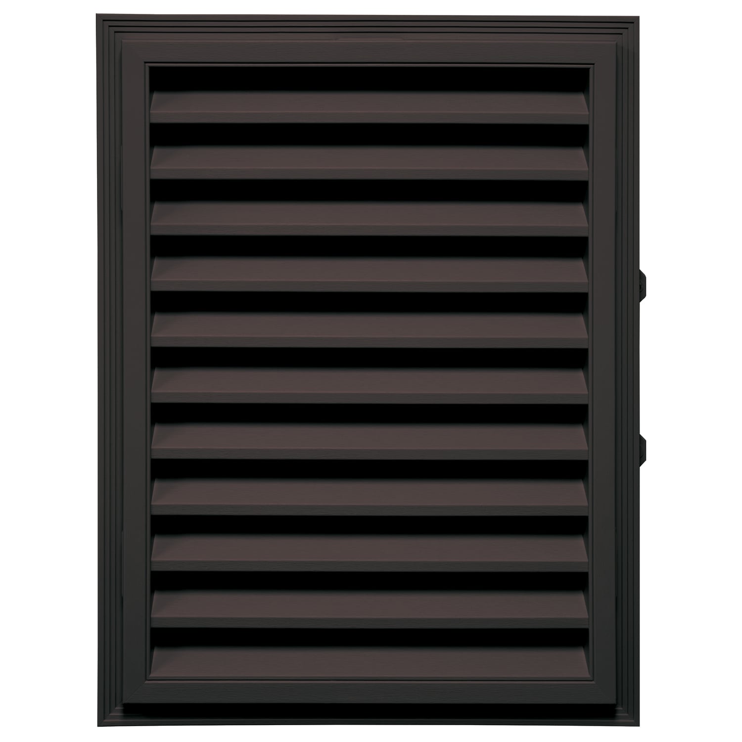 TopShield Classic Rectangle Gable Vent 010 Musket Brown 18" x 24"