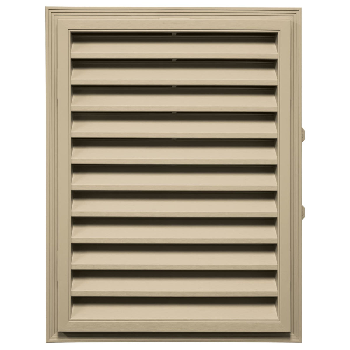 TopShield Classic Rectangle Gable Vent 013 Light Almond 18" x 24"