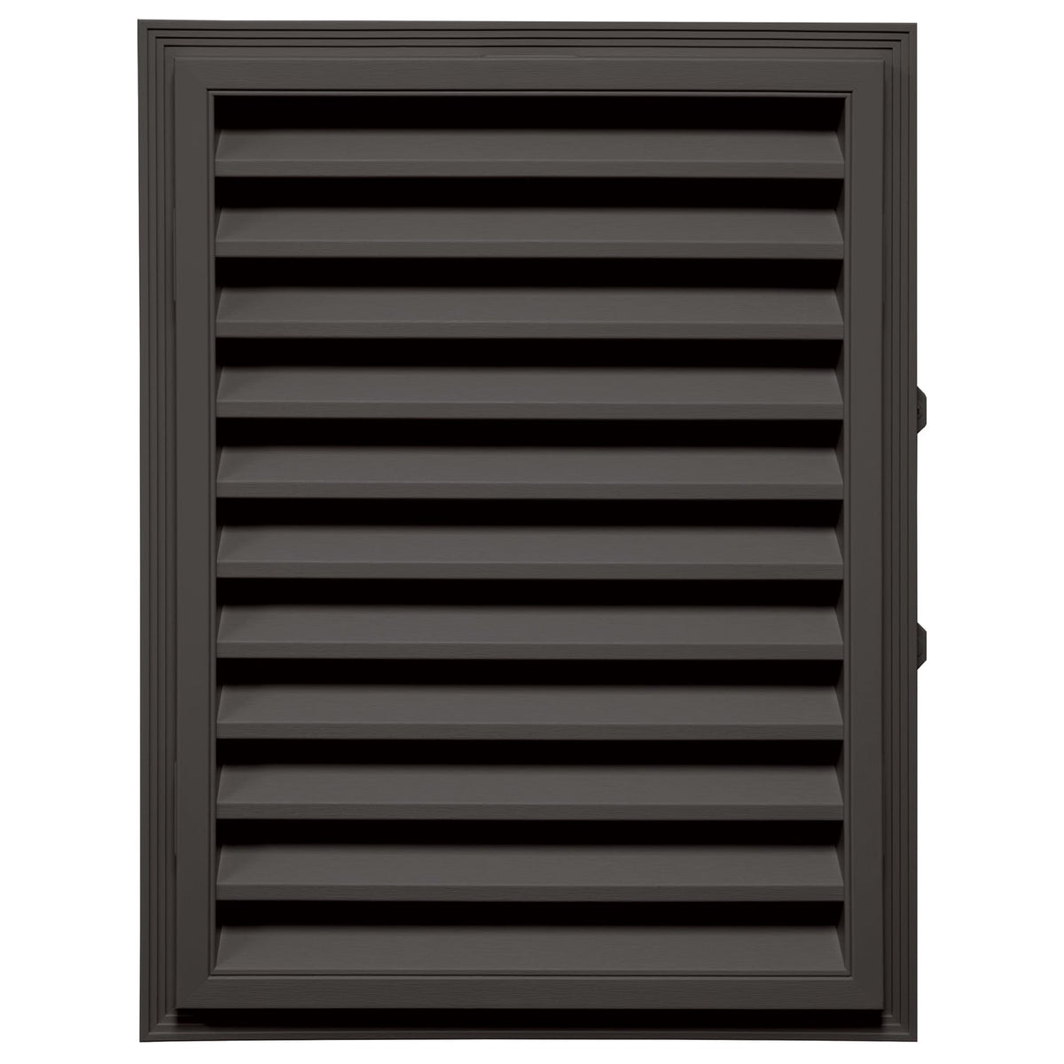 TopShield Classic Rectangle Gable Vent 018 Tuxedo Gray 18" x 24"