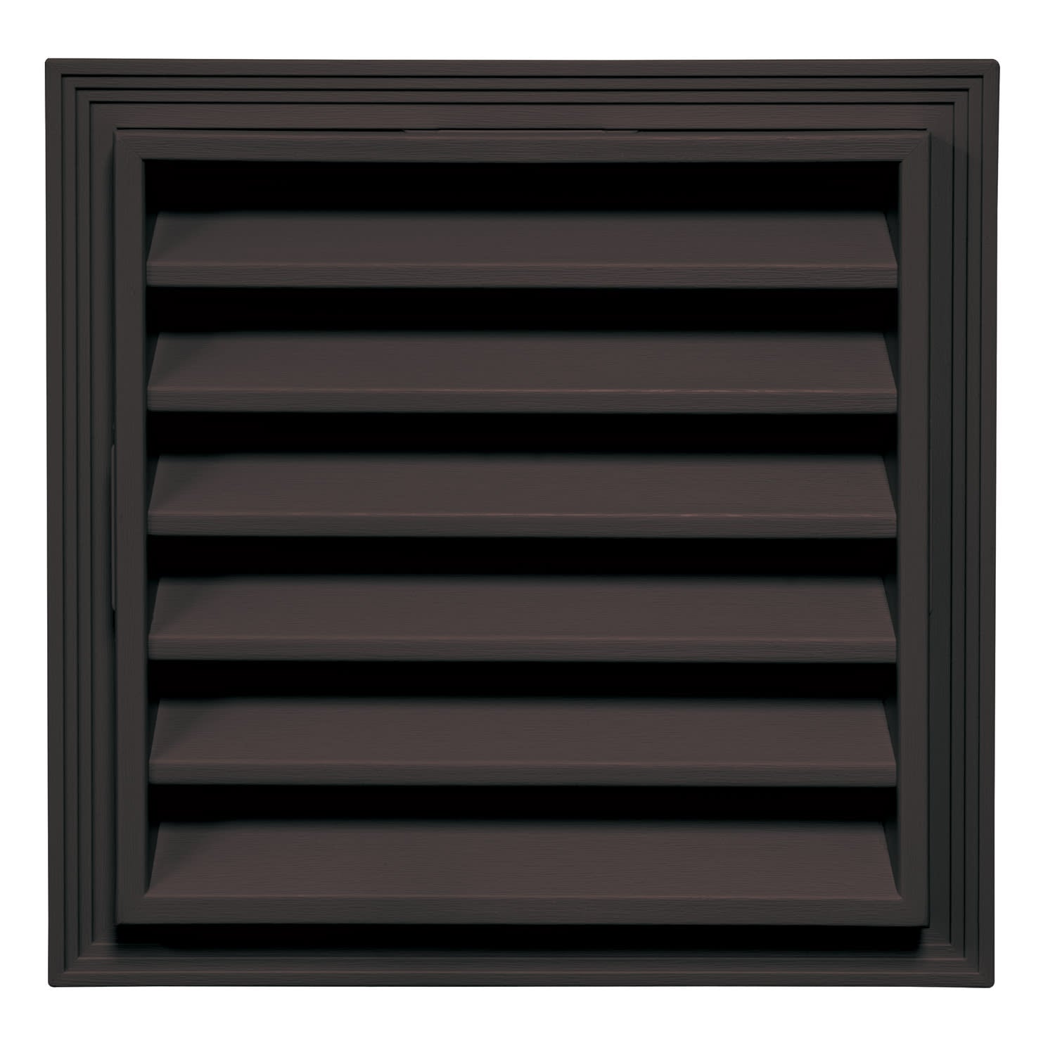 TopShield Vinyl Square Gable Vent 010 Musket Brown