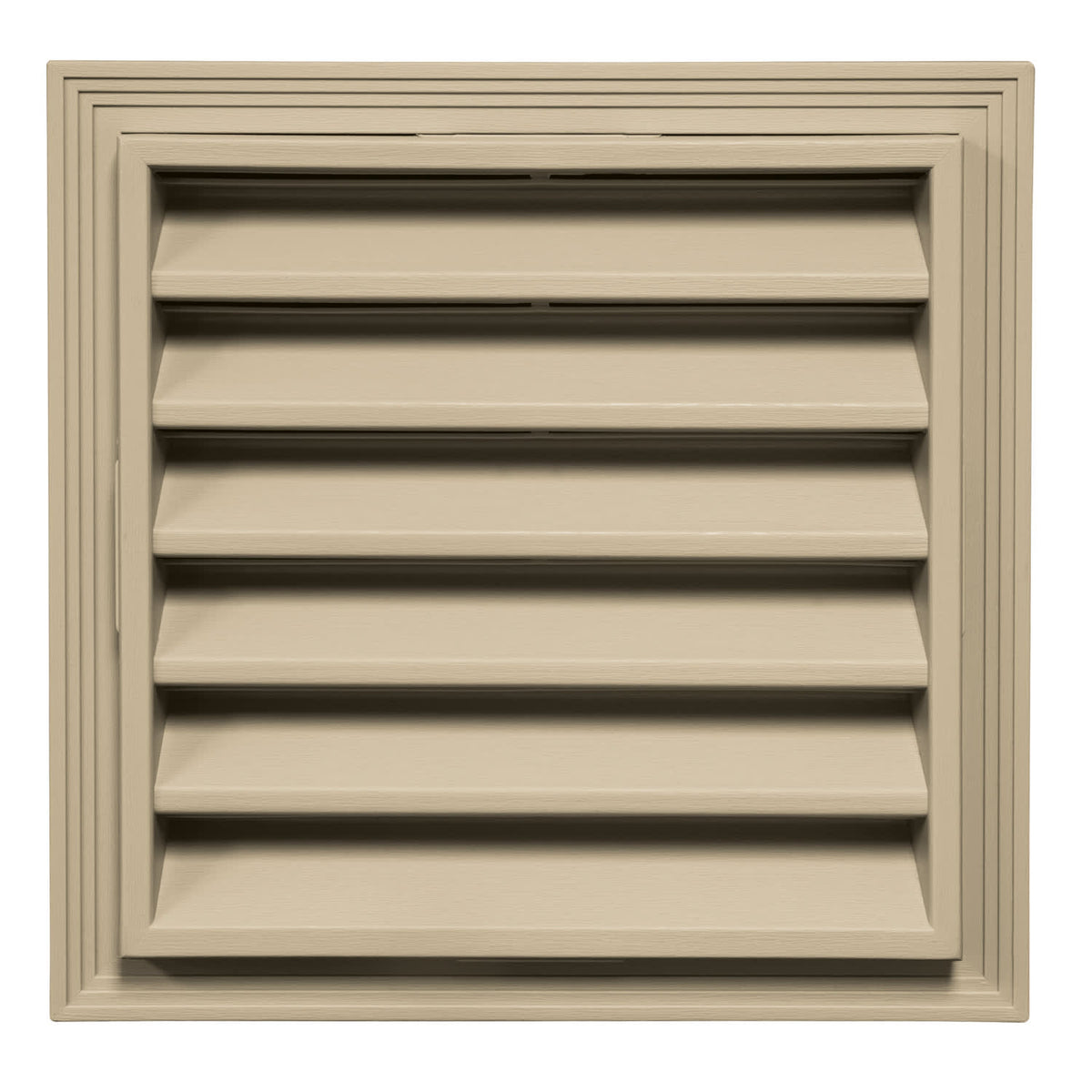 TopShield Vinyl Square Gable Vent 013 Light Almond