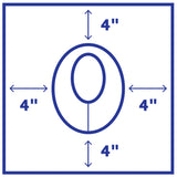 TopShield Galvanized Standard Pipe Flashing 4" 26 GA