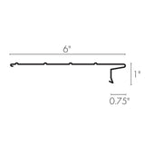 TopShield Aluminum F8 Drip Edge Flashing 280 White 6" .019
