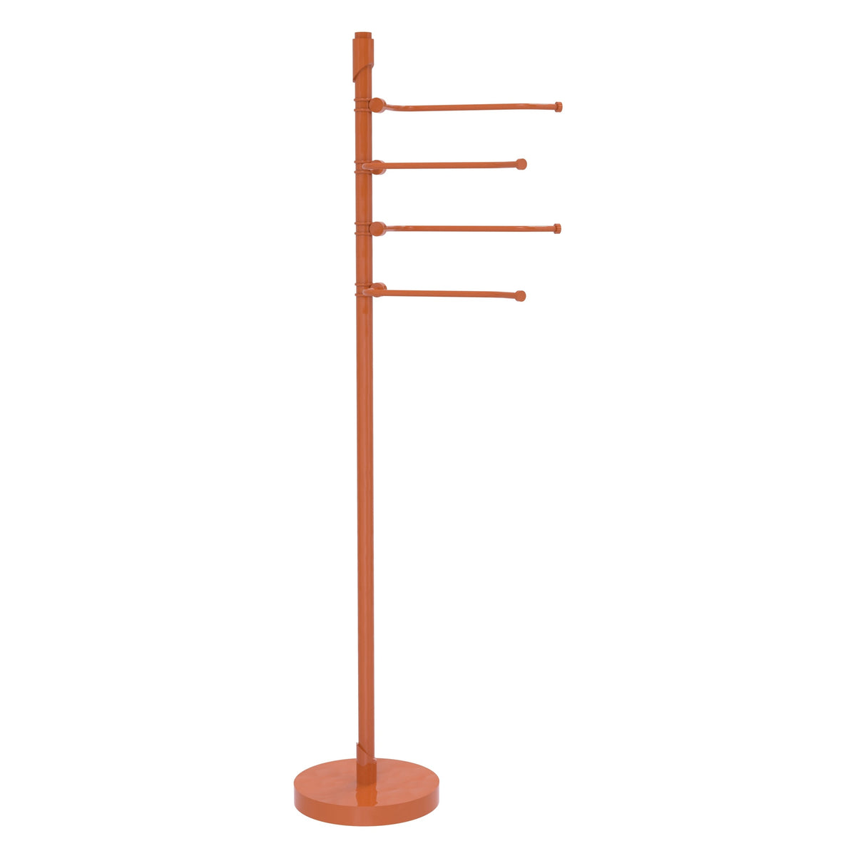 Allied Brass Floor Standing 49-in 4 Pivoting Swing Arm Towel Holder in Venetian Bronze