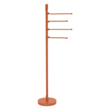 Allied Brass Floor Standing 49-in 4 Pivoting Swing Arm Towel Holder in Venetian Bronze