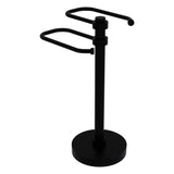 Allied Brass Free Standing Two Arm Guest Towel Holder in Antique Bronze
