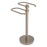 Allied Brass Free Standing Two Arm Guest Towel Holder in Antique Bronze