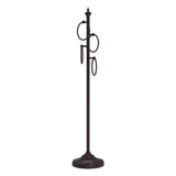 Allied Brass Oil-Rubbed Bronze Freestanding 4-Ring Towel Stand, Solid Brass, 49 in.