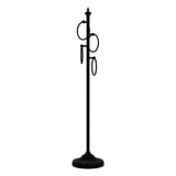 Allied Brass Oil-Rubbed Bronze Freestanding 4-Ring Towel Stand, Solid Brass, 49 in.