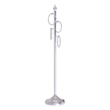 Allied Brass Oil-Rubbed Bronze Freestanding 4-Ring Towel Rack, Solid Brass, 49 in Tall